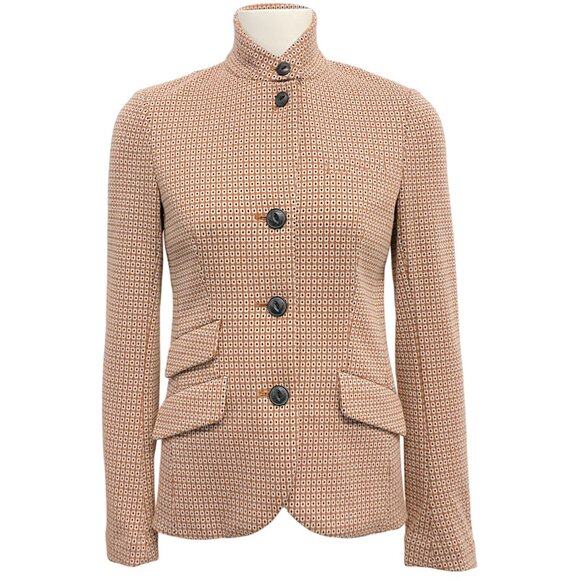 Rag & Bone Tan / Black Slade Geo Knit Blazer - Picture 1 of 4